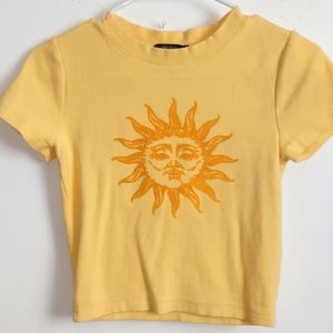 Sun crop top